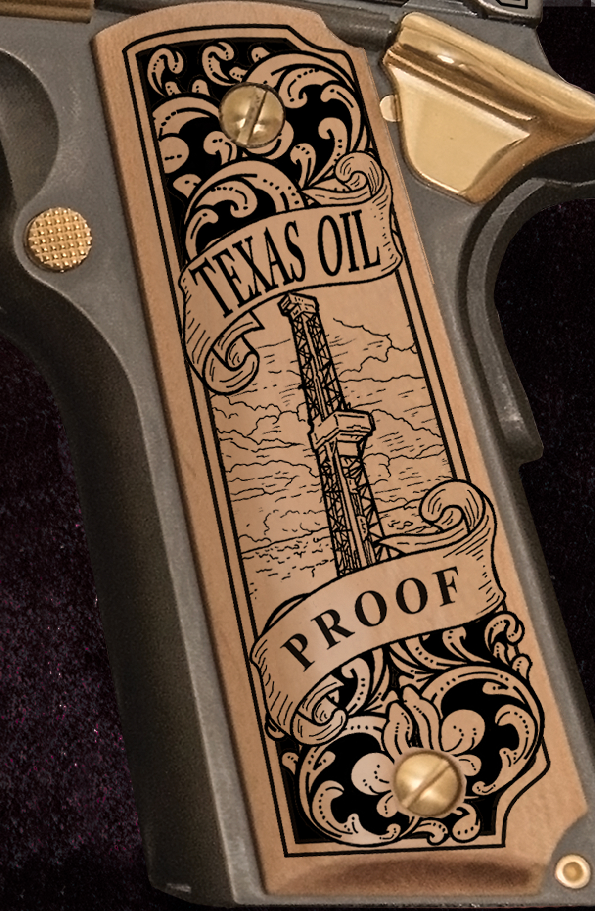 Black Gold Pistol - Image 4