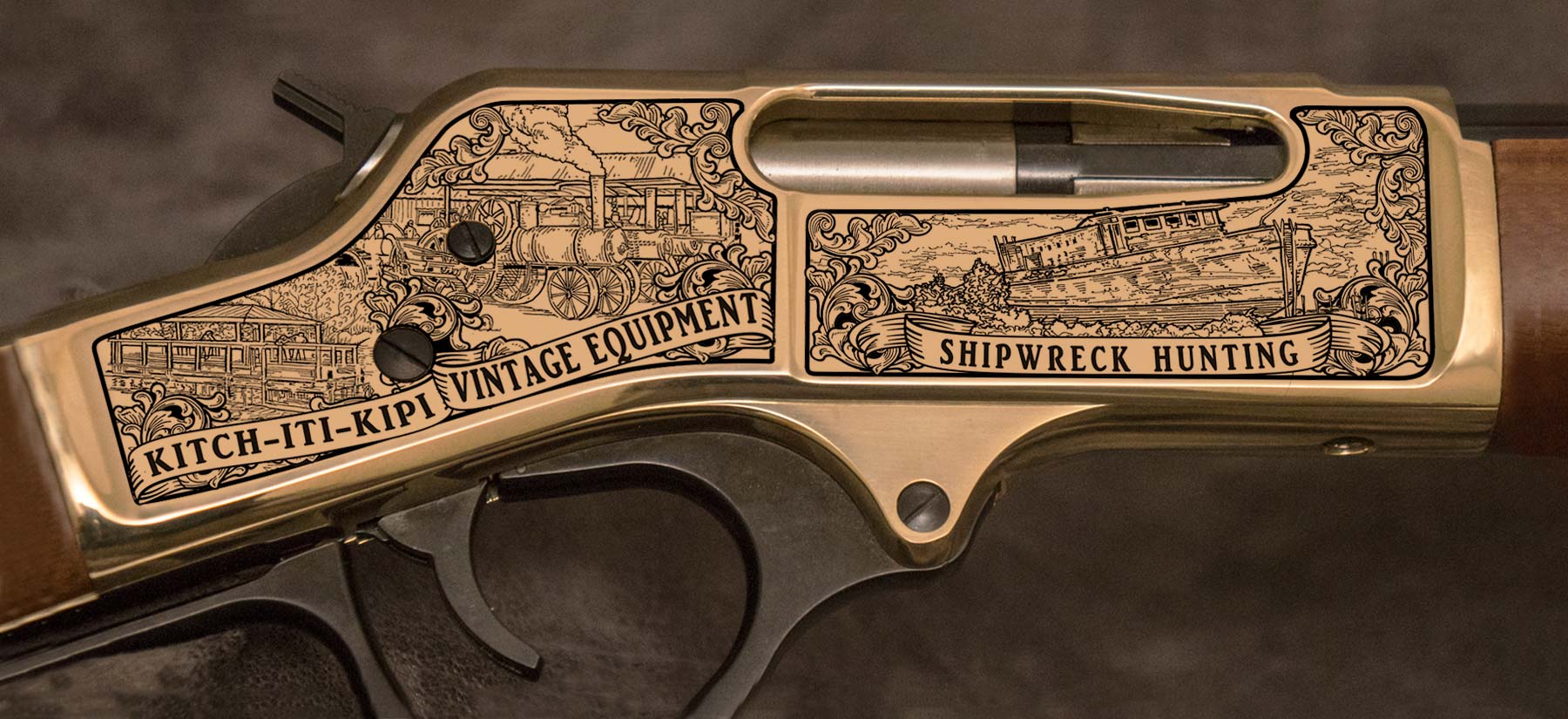 Escanaba MI Heritage Rifle – American Legacy Firearms | Custom Engraved ...