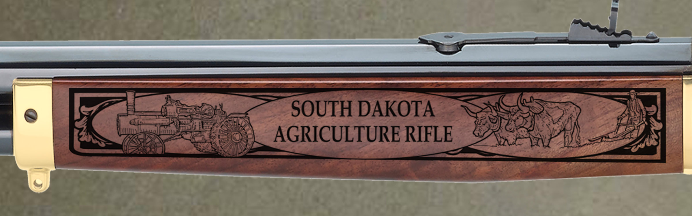 South Dakota Agriculture Rifle - Image 2