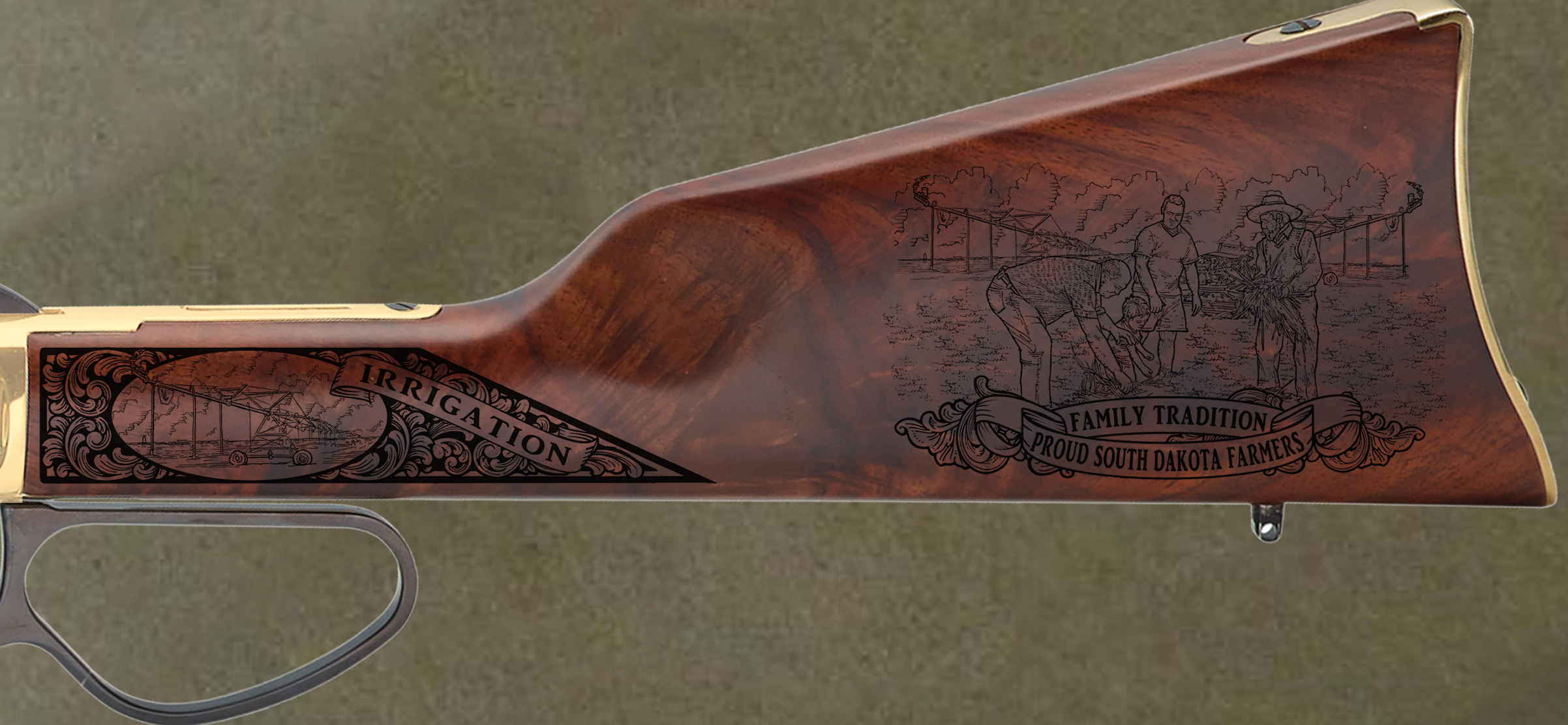 South Dakota Agriculture Rifle - Image 3