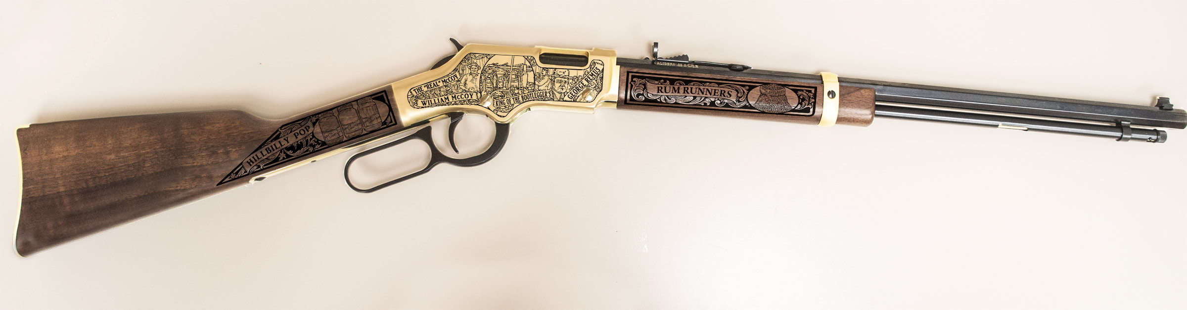 The Moonshiners Henry .22lr (Brass Finish) - Image 9