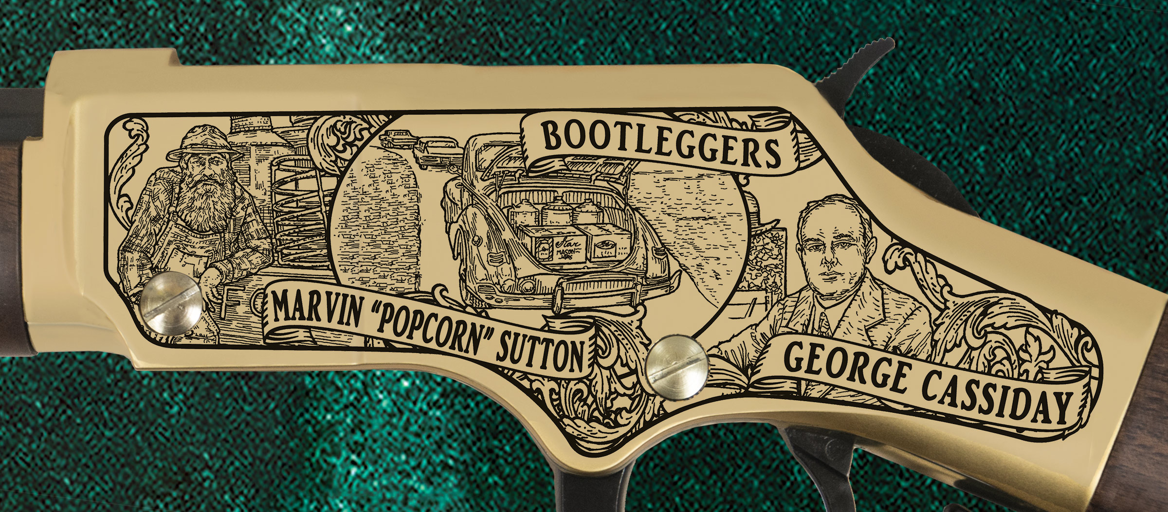 The Moonshiners Henry .22lr (Brass Finish)