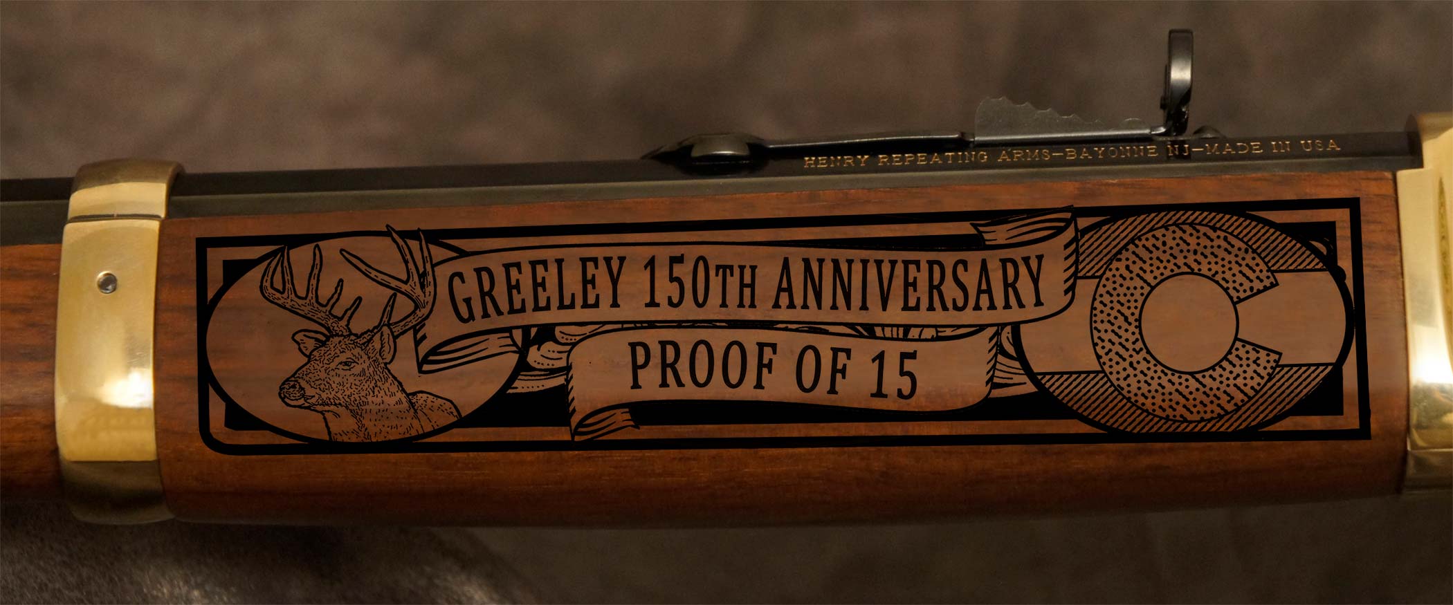 The Greeley Colorado 150th Anniversary Rifle