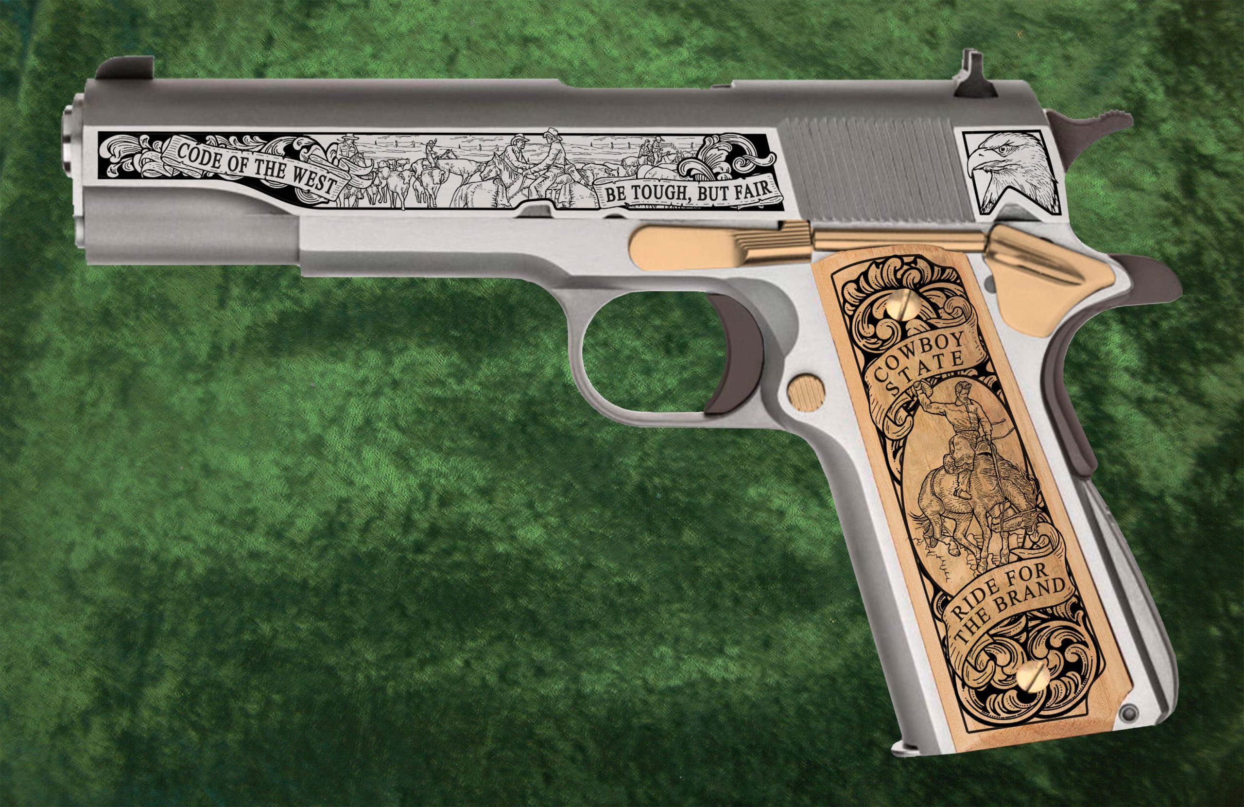 Wyoming Legacy Pistol – American Legacy Firearms | Custom Engraved 