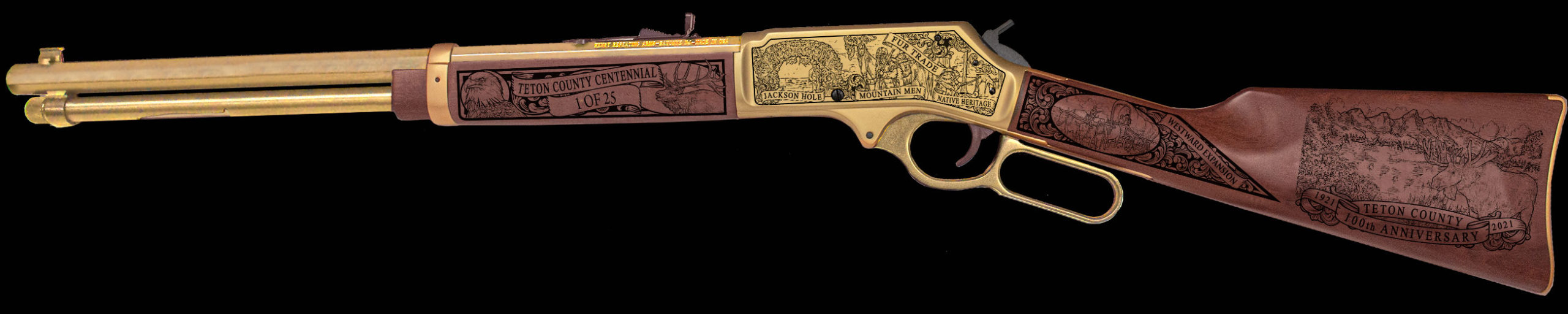 The Teton County 100th Anniversary Rifle - Image 3